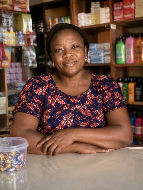 Ghana provisions shop owner