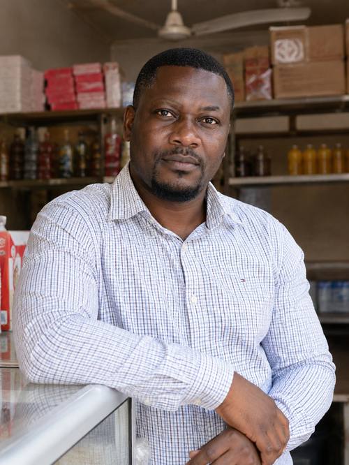 Ghana retail shop owner